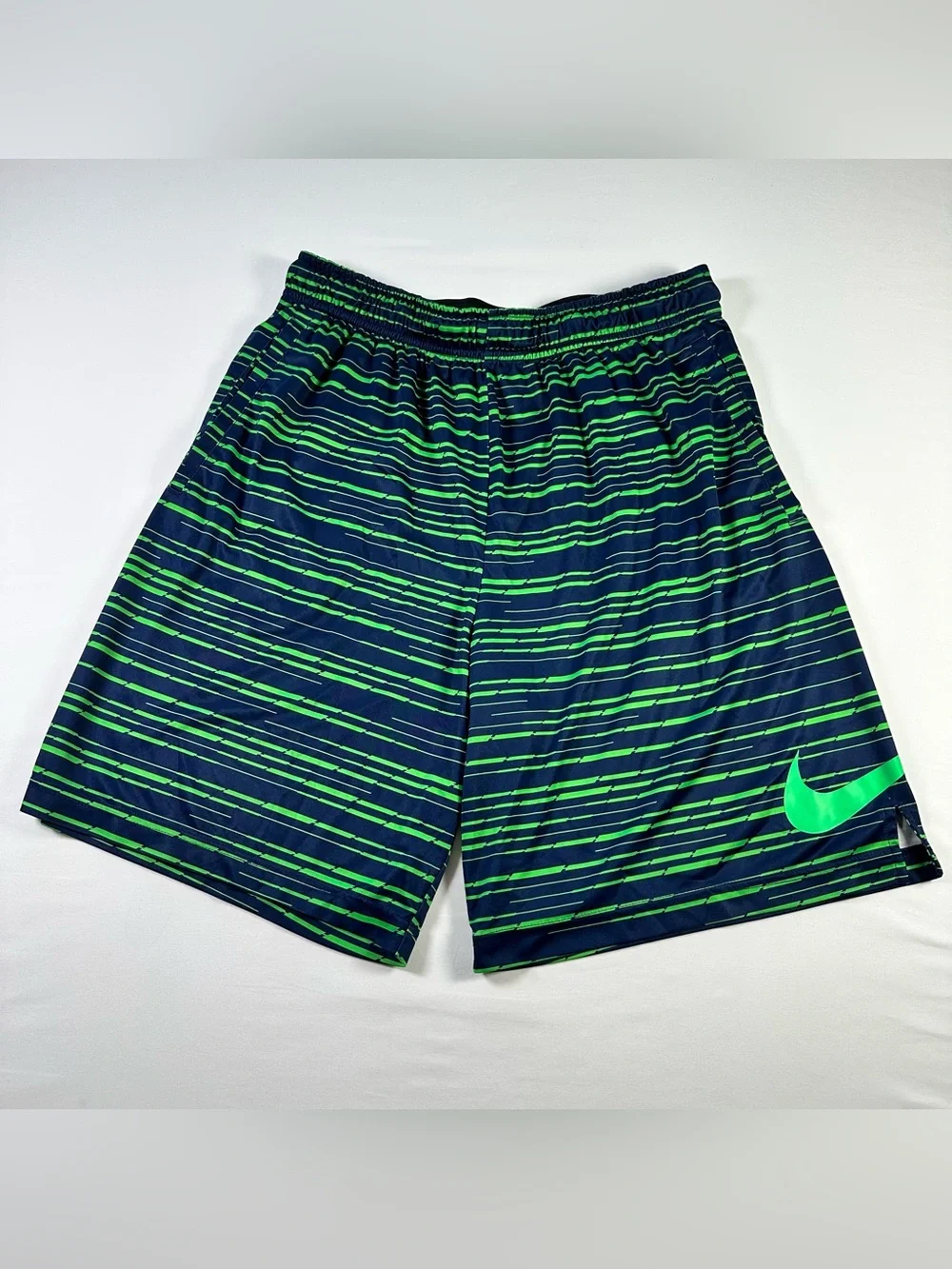 Nike Dri-FIT Predator Training Shorts Mens XL Blue Green Basketball 833267-429